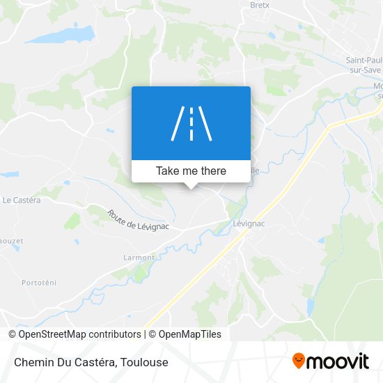 Chemin Du Castéra map