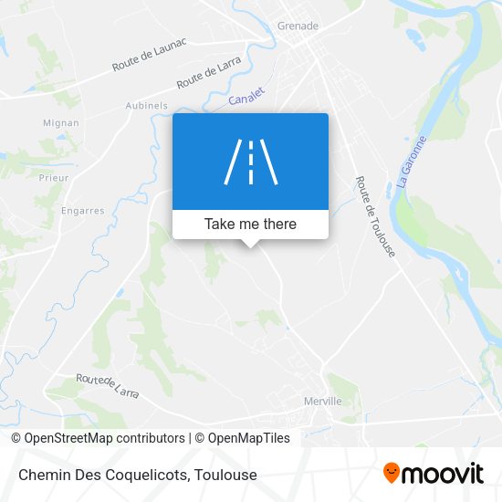 Chemin Des Coquelicots map