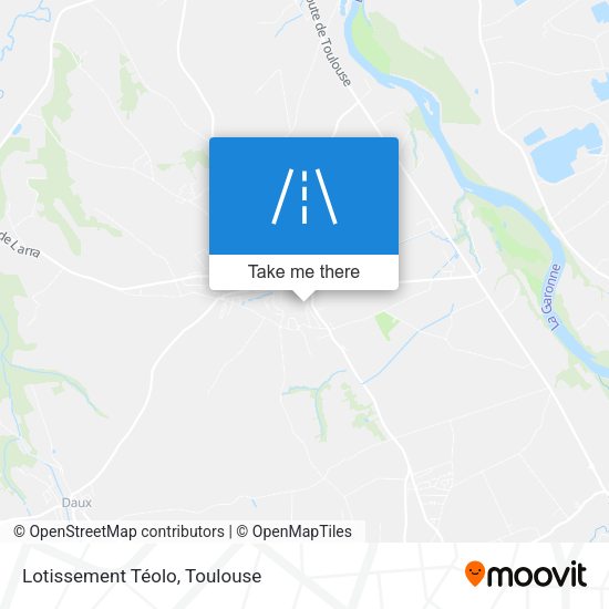 Lotissement Téolo map