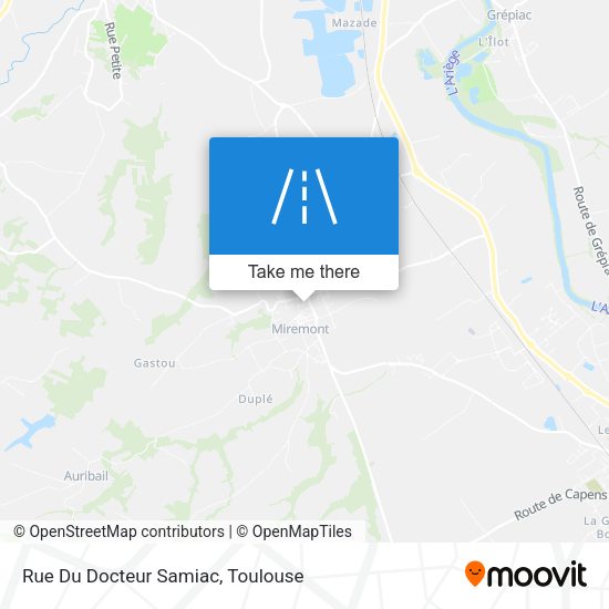 Rue Du Docteur Samiac map