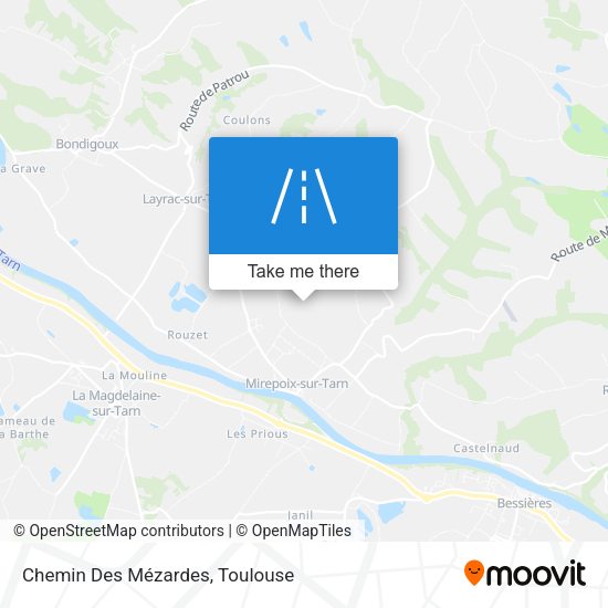 Chemin Des Mézardes map