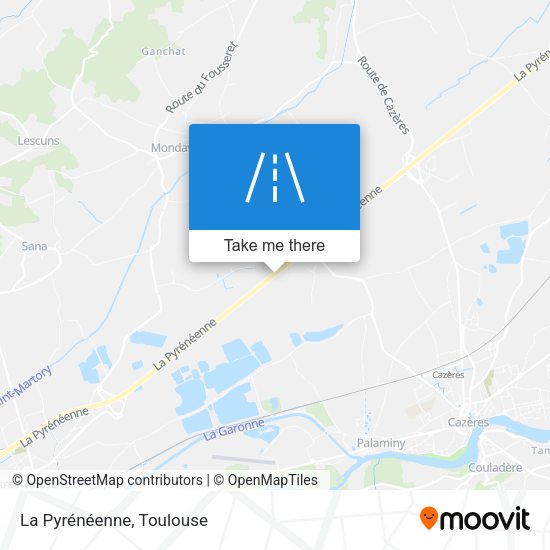 La Pyrénéenne map