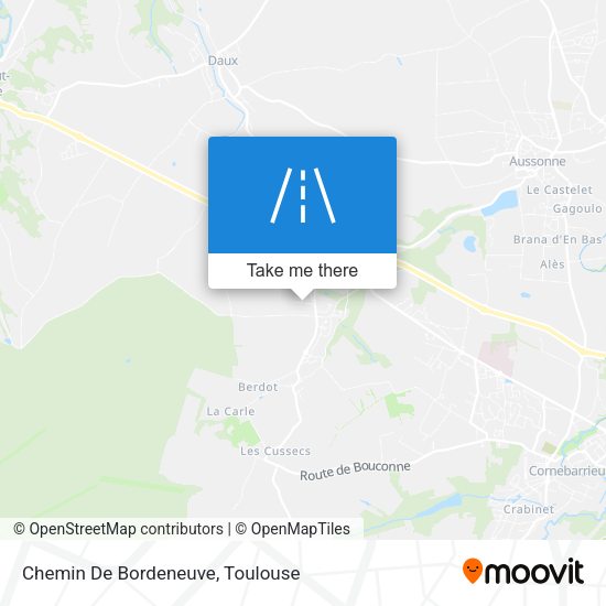 Chemin De Bordeneuve map