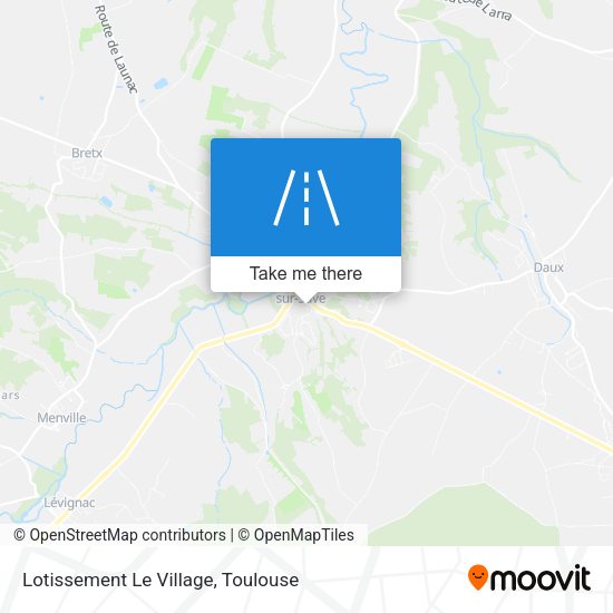 Lotissement Le Village map