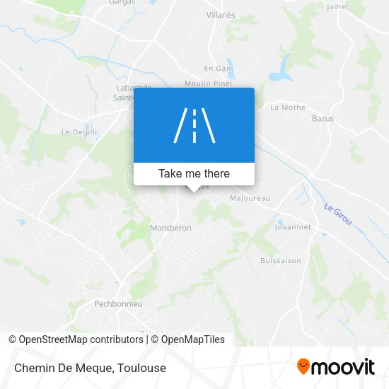 Chemin De Meque map