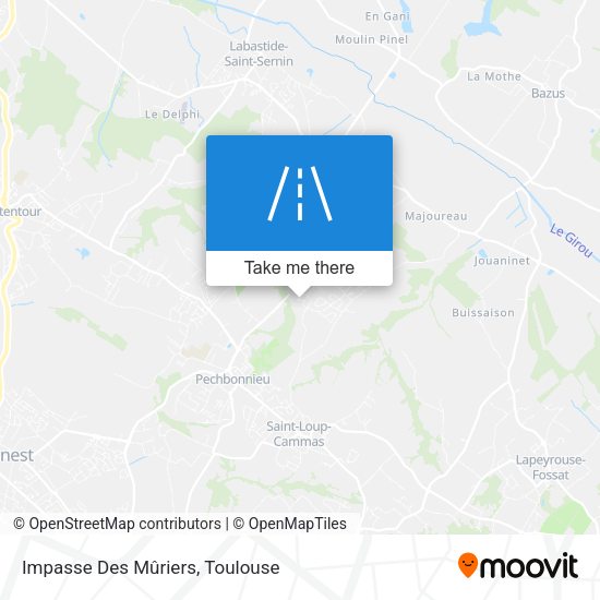 Impasse Des Mûriers map