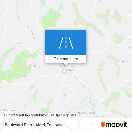 Boulevard Pierre Alard map