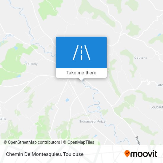 Chemin De Montesquieu map