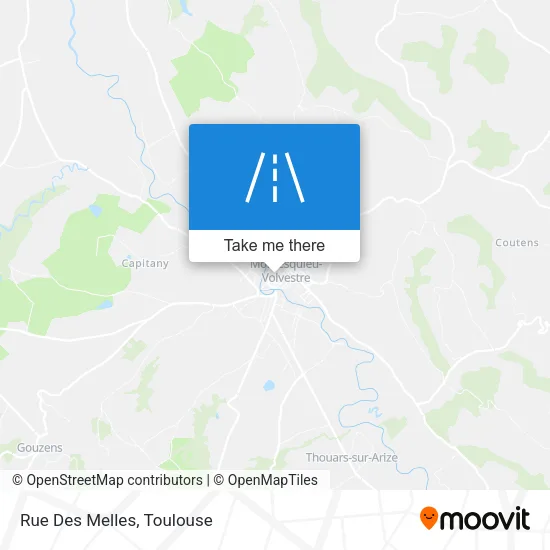 Rue Des Melles map