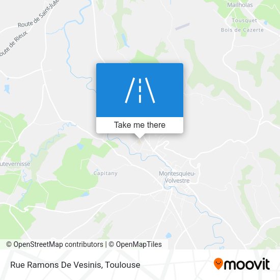 Rue Ramons De Vesinis map