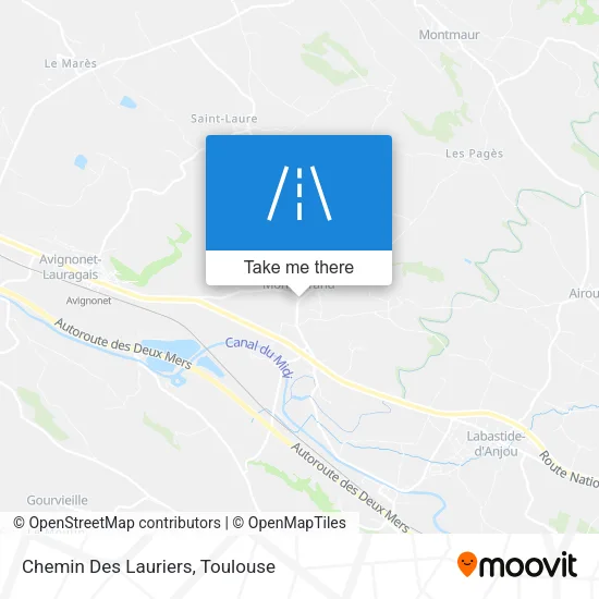 Chemin Des Lauriers map
