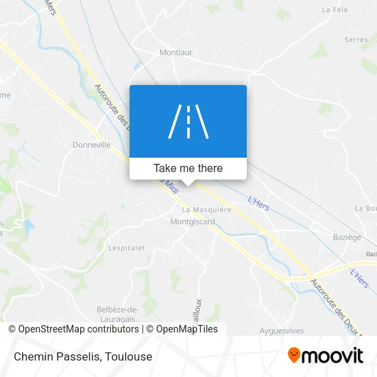 Chemin Passelis map