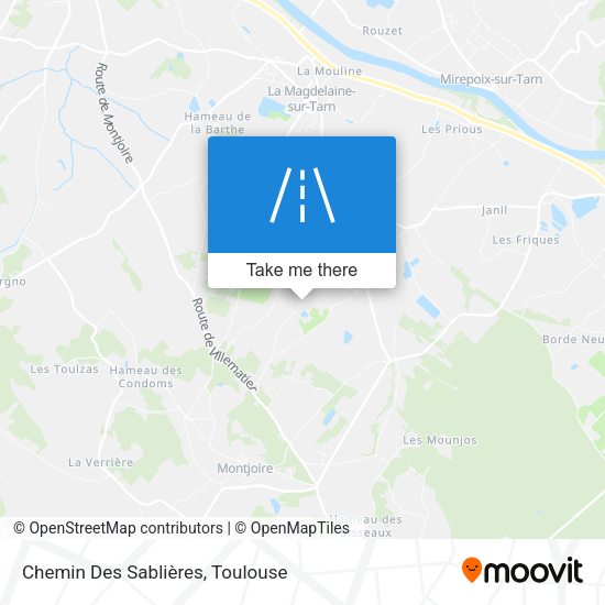 Chemin Des Sablières map