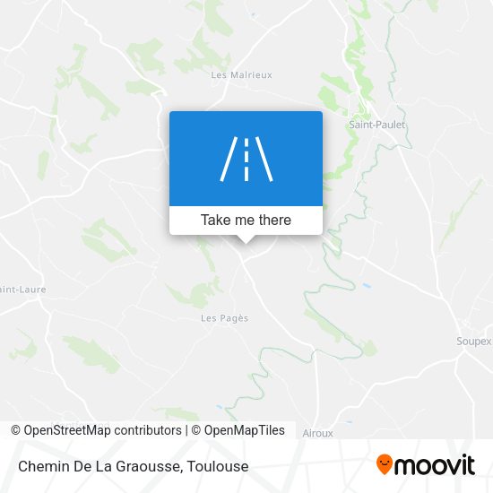 Chemin De La Graousse map