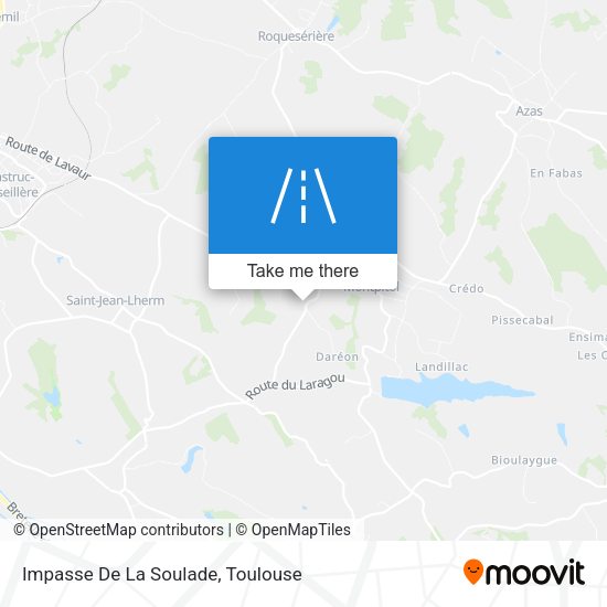 Impasse De La Soulade map