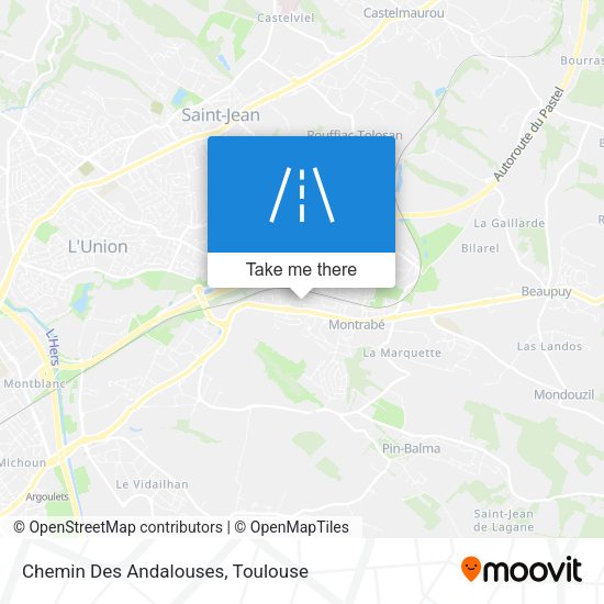Chemin Des Andalouses map