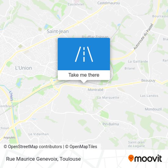 Rue Maurice Genevoix map