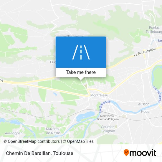 Chemin De Baraillan map
