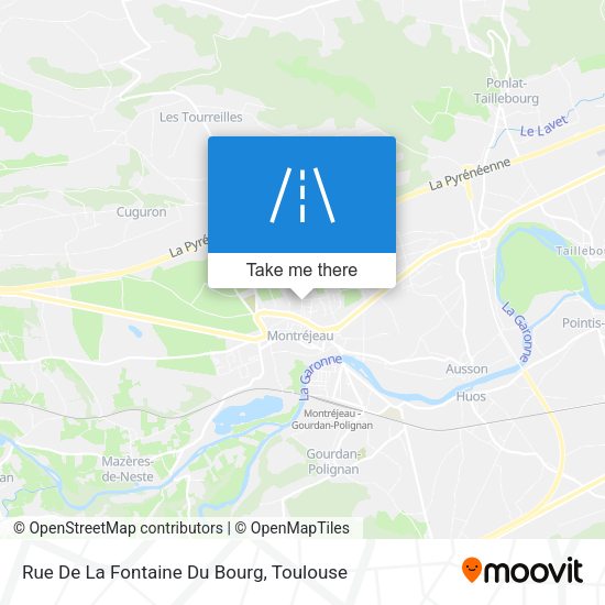 Rue De La Fontaine Du Bourg map