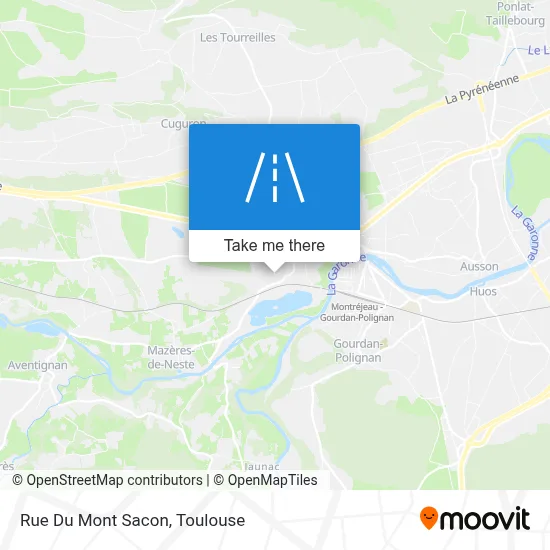 Rue Du Mont Sacon map