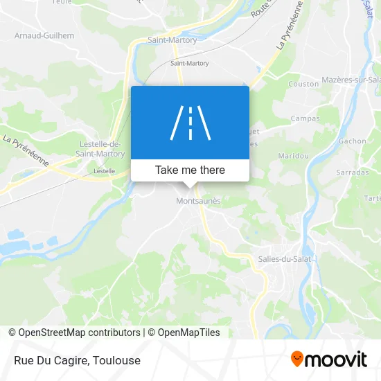 Rue Du Cagire map