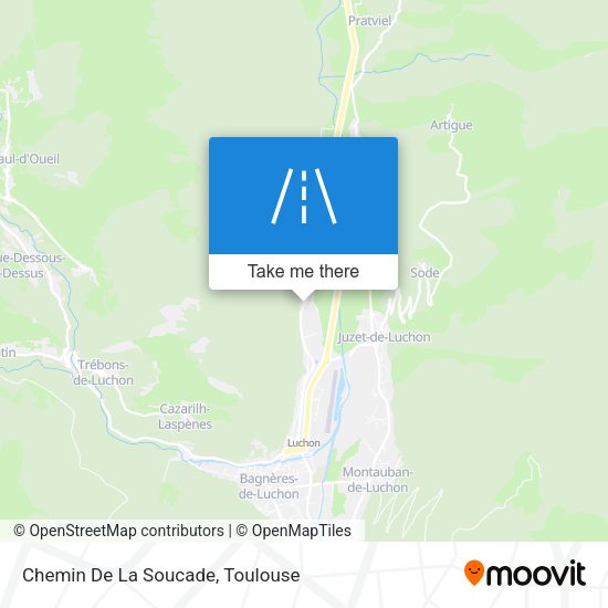 Chemin De La Soucade map