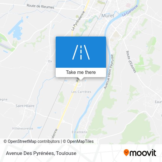 Avenue Des Pyrénées map
