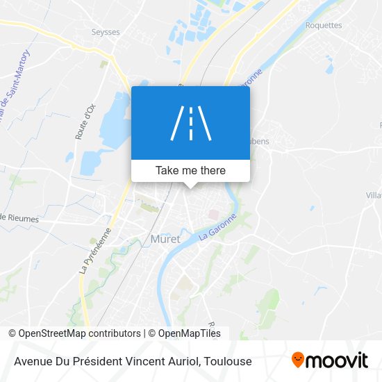 Avenue Du Président Vincent Auriol map