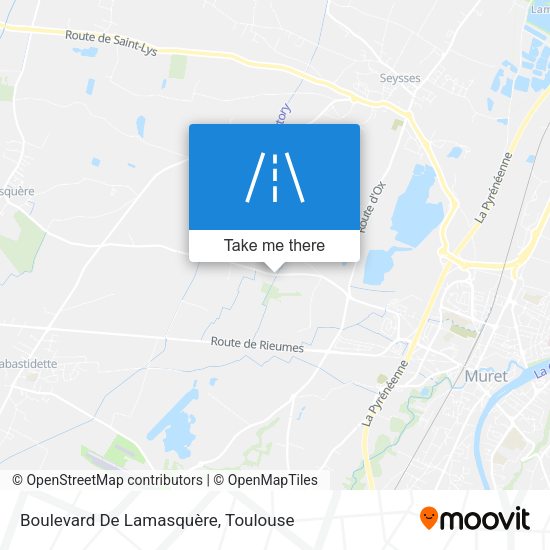 Boulevard De Lamasquère map