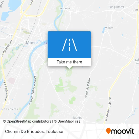 Chemin De Brioudes map