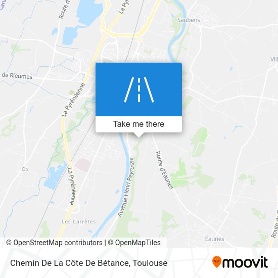Chemin De La Côte De Bétance map
