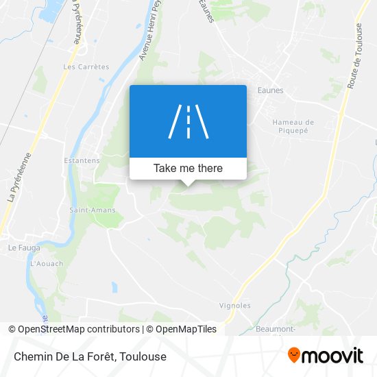 Chemin De La Forêt map