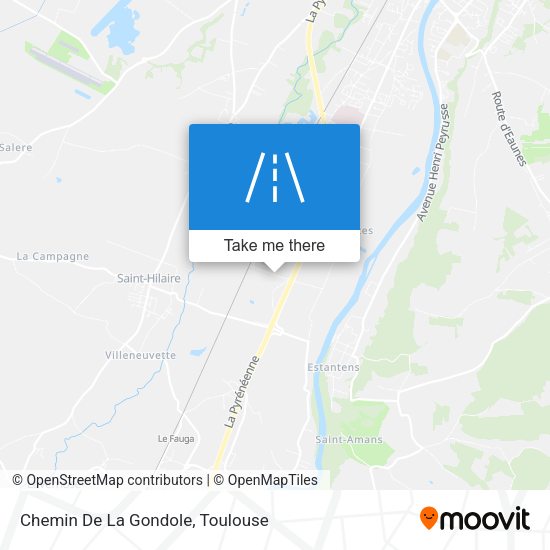 Chemin De La Gondole map