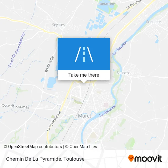 Chemin De La Pyramide map