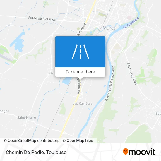 Chemin De Podio map