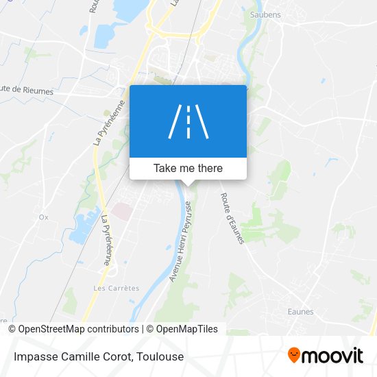 Impasse Camille Corot map