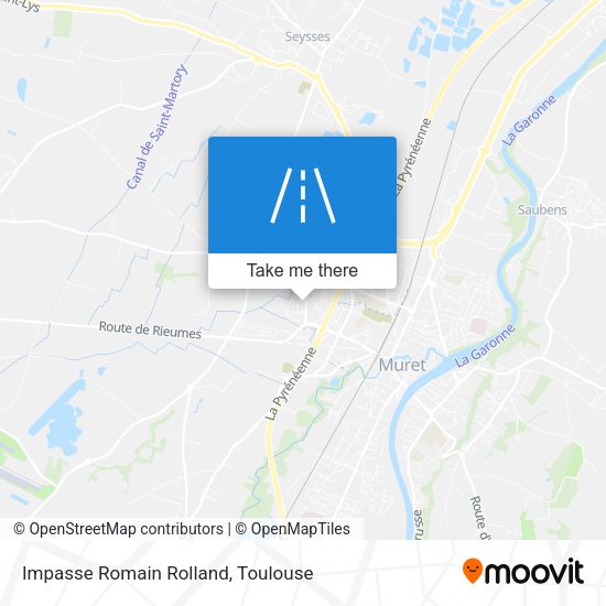 Impasse Romain Rolland map