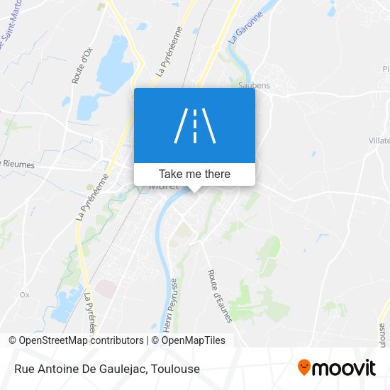 Rue Antoine De Gaulejac map