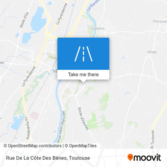 Rue De La Côte Des Bênes map