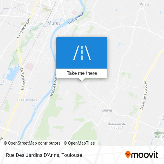 Rue Des Jardins D'Anna map