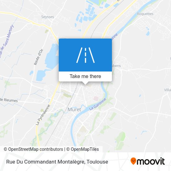 Rue Du Commandant Montalègre map