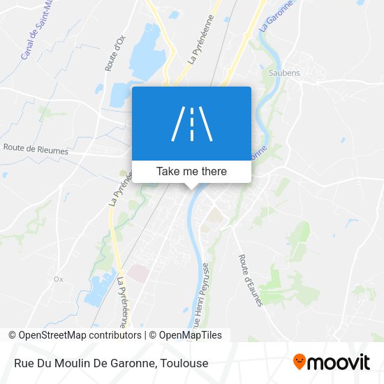 Rue Du Moulin De Garonne map