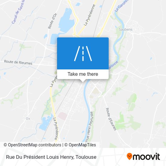 Rue Du Président Louis Henry map