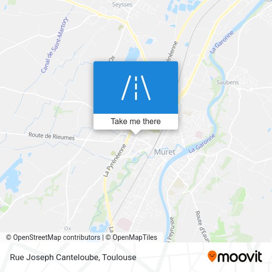 Rue Joseph Canteloube map