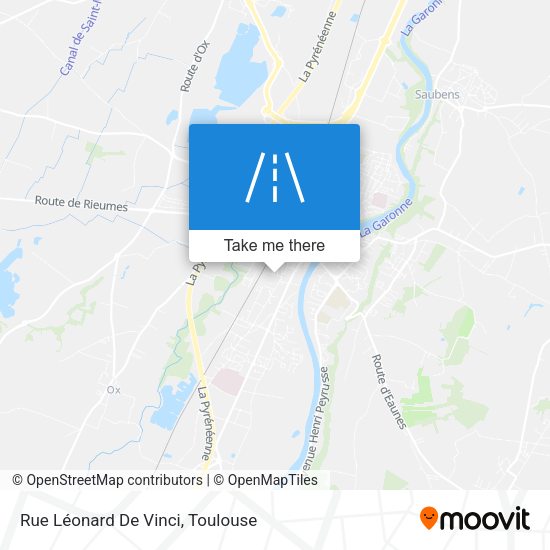 Rue Léonard De Vinci map