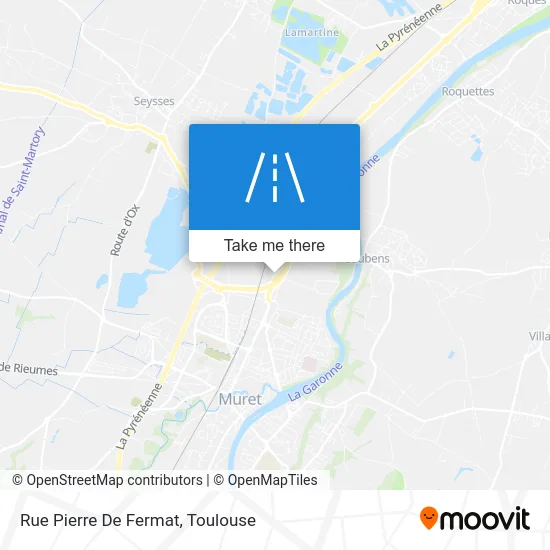 Rue Pierre De Fermat map