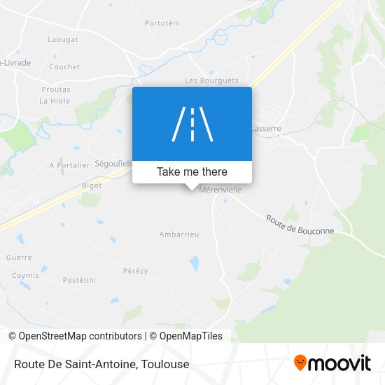 Route De Saint-Antoine map