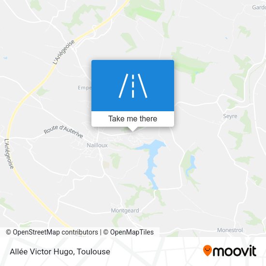 Allée Victor Hugo map