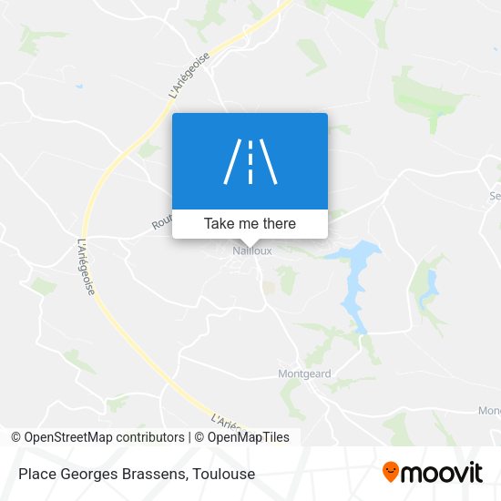 Place Georges Brassens map