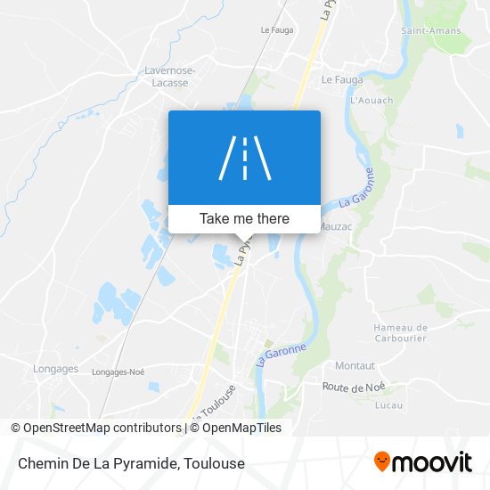 Chemin De La Pyramide map